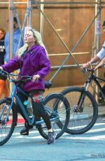 MADONNA and Ahlamalik Williams Out Riding Bikes in New York 06/13/2021