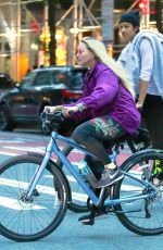 MADONNA and Ahlamalik Williams Out Riding Bikes in New York 06/13/2021