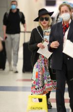 MADONNA Arrives at JFK Airport in New York 06/07/2021