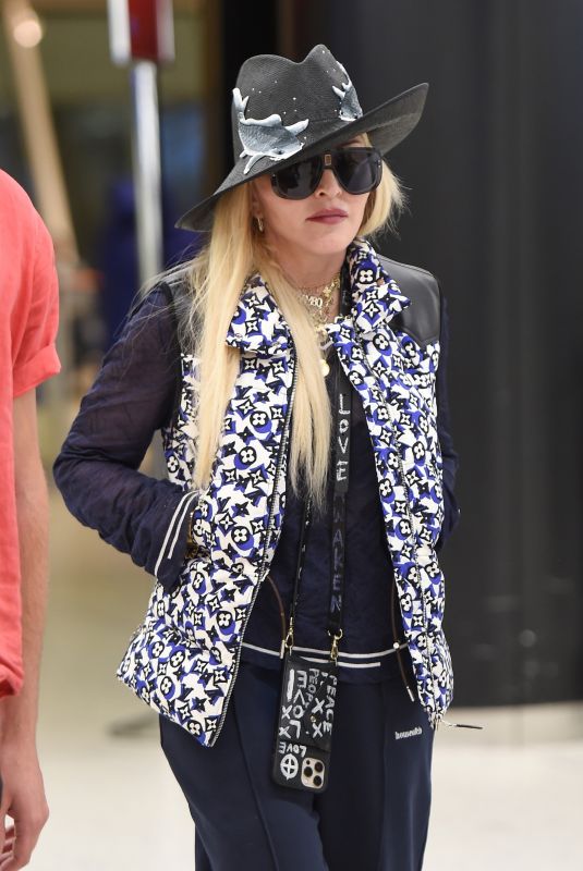 MADONNA at JFK Airport in New York 06/05/2021