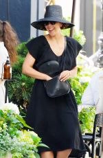 MAGGIE GYLLENHAAL Out for Lunch at La Mercerie in New York 06/25/2021