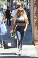MARCELA IGLESIAS Out Shopping at Saks Fifth Avenue on Rodeo Drive in Beverly Hills 06/12/2021