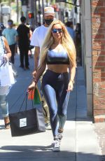 MARCELA IGLESIAS Out Shopping at Saks Fifth Avenue on Rodeo Drive in Beverly Hills 06/12/2021
