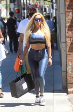 MARCELA IGLESIAS Out Shopping at Saks Fifth Avenue on Rodeo Drive in Beverly Hills 06/12/2021