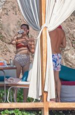 MARGOT ROBBIE in Bikini at a Beach in Puerto Vallarta 06/15/2021