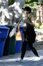 MARIA SHRIVER Playing Tennis with Her Daughters KATHERINE and CHRISTINA SCHWARZENEGGER in Brentwood 06/14/2021