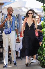 MAYA HENRY, CHANTEL JEFFRIES and Vas J Morgan at The Ivy in West Hollywood 06/10/2021