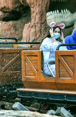 MEGAN FOX and Machine Gun Kelly at Disneyland in Anaheim 06/03/2021