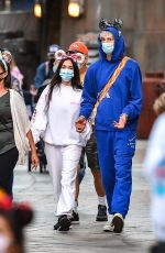 MEGAN FOX and Machine Gun Kelly at Disneyland in Anaheim 06/03/2021