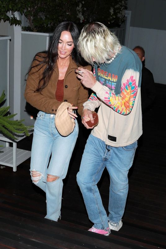 MEGAN FOX and Machine Gun Kelly at Galore x Prettylittlething the Youth Issue Party in West Hollywood 06/24/2021