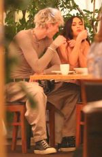 MEGAN FOX and Machine Gun Kelly at Matsuhisa Restaurant in Beverly Hills 06/01/2021