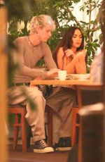 MEGAN FOX and Machine Gun Kelly at Matsuhisa Restaurant in Beverly Hills 06/01/2021