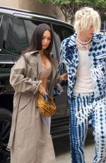 MEGAN FOX and Machine Gun Kelly Out for Dinner in Venice Beach 06/19/2021