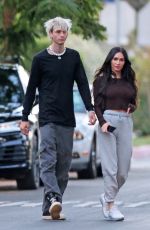 MEGAN FOX and Machine Gun Kelly Out in Sherman Oaks 06/06/2021