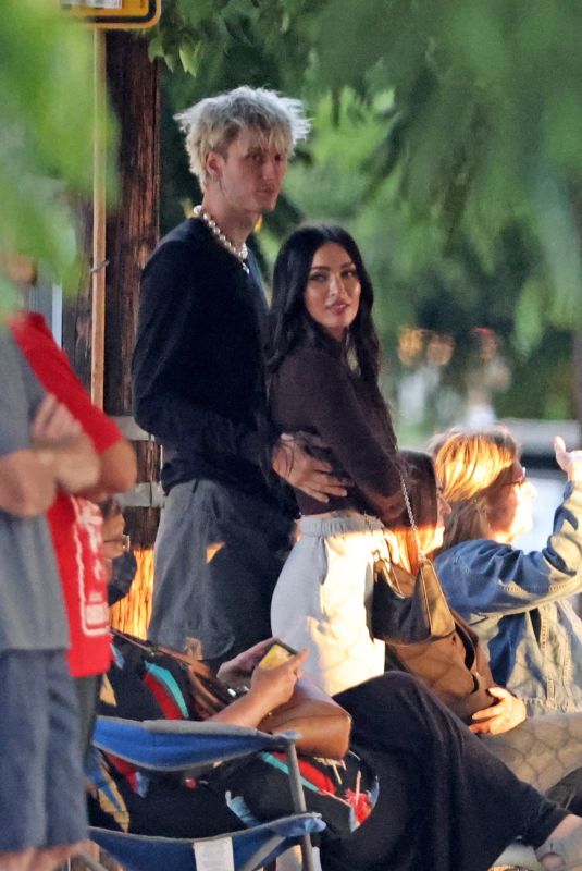 MEGAN FOX and Machine Gun Kelly Out in Sherman Oaks 06/06/2021