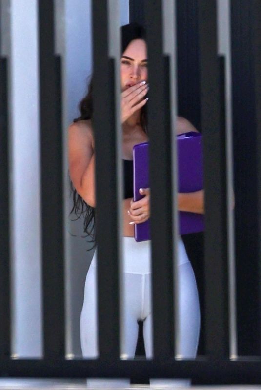 MEGAN FOX Outside Her House in Los Angeles 06/10/2021
