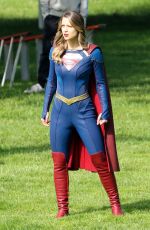 MELISSA BENOIST on the Set of Supergirl, Final Season in Vancouver 06/08/2021