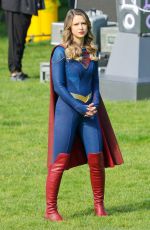 MELISSA BENOIST on the Set of Supergirl, Final Season in Vancouver 06/08/2021