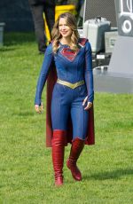 MELISSA BENOIST on the Set of Supergirl, Final Season in Vancouver 06/08/2021