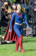 MELISSA BENOIST on the Set of Supergirl, Final Season in Vancouver 06/08/2021