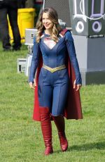 MELISSA BENOIST on the Set of Supergirl, Final Season in Vancouver 06/08/2021