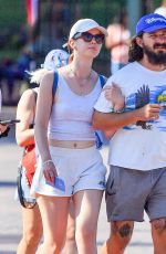 MIA GOTH and Shia Labeouf Out in Disneyland 06/21/2021