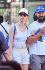 MIA GOTH and Shia Labeouf Out in Disneyland 06/21/2021