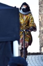 MICHELLE RODRIGUEZ Arrives on the Set of Dungeons and Dragons at Carrickfergus Castle 06/26/2021
