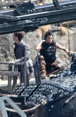 MICHELLE RODRIGUEZ on the Set of Epic in Carrickfergus 06/28/2021