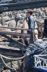 MICHELLE RODRIGUEZ on the Set of Epic in Carrickfergus 06/28/2021