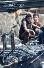 MICHELLE RODRIGUEZ on the Set of Epic in Carrickfergus 06/28/2021