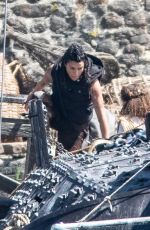 MICHELLE RODRIGUEZ on the Set of Epic in Carrickfergus 06/28/2021