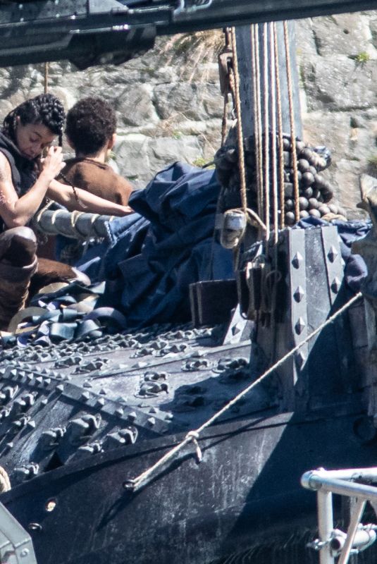 MICHELLE RODRIGUEZ on the Set of Epic in Carrickfergus 06/28/2021