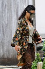 MICHELLE RODRIGUEZ on the Set of New Dungeons and Dragons Movie at Wells Cathedral in Somerset 06/10/2021