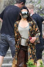 MICHELLE RODRIGUEZ on the Set of New Dungeons and Dragons Movie at Wells Cathedral in Somerset 06/10/2021