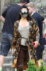MICHELLE RODRIGUEZ on the Set of New Dungeons and Dragons Movie at Wells Cathedral in Somerset 06/10/2021