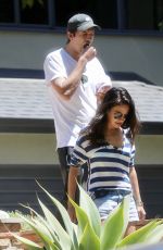 MILA KUNIS and Ashton Kutcher Out in Los Angeles 06/12/2021