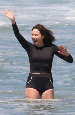 MINNIE DRIVER at a Beach in Malibu 06/21/2021