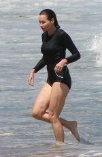 MINNIE DRIVER at a Beach in Malibu 06/21/2021