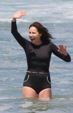 MINNIE DRIVER at a Beach in Malibu 06/21/2021