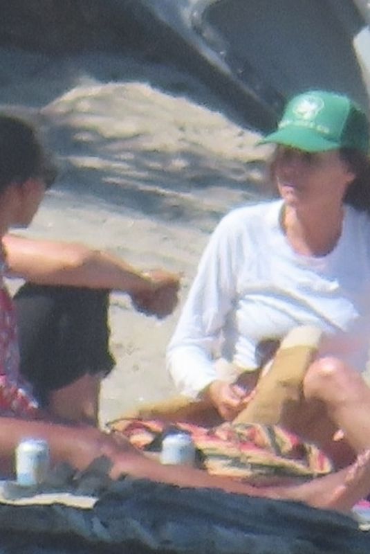 MINNIE DRIVER at a Beach in Malibu 06/23/2021