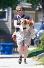 MISCHA BARTON Out with Her Dog in Los Feliz 06/03/2021
