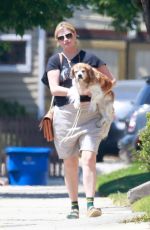 MISCHA BARTON Out with Her Dog in Los Feliz 06/03/2021
