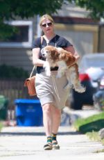 MISCHA BARTON Out with Her Dog in Los Feliz 06/03/2021