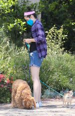 MOLLY HURWITZ Out with Her Dogs in Los Angeles 06/02/2021
