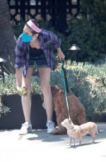 MOLLY HURWITZ Out with Her Dogs in Los Angeles 06/02/2021