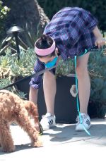 MOLLY HURWITZ Out with Her Dogs in Los Angeles 06/02/2021