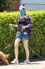 MOLLY HURWITZ Out with Her Dogs in Los Angeles 06/02/2021