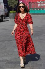 MYLEENE KLASS Arrives at Smooth Radio in London 06/01/2021