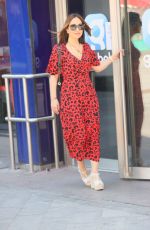 MYLEENE KLASS Arrives at Smooth Radio in London 06/01/2021
